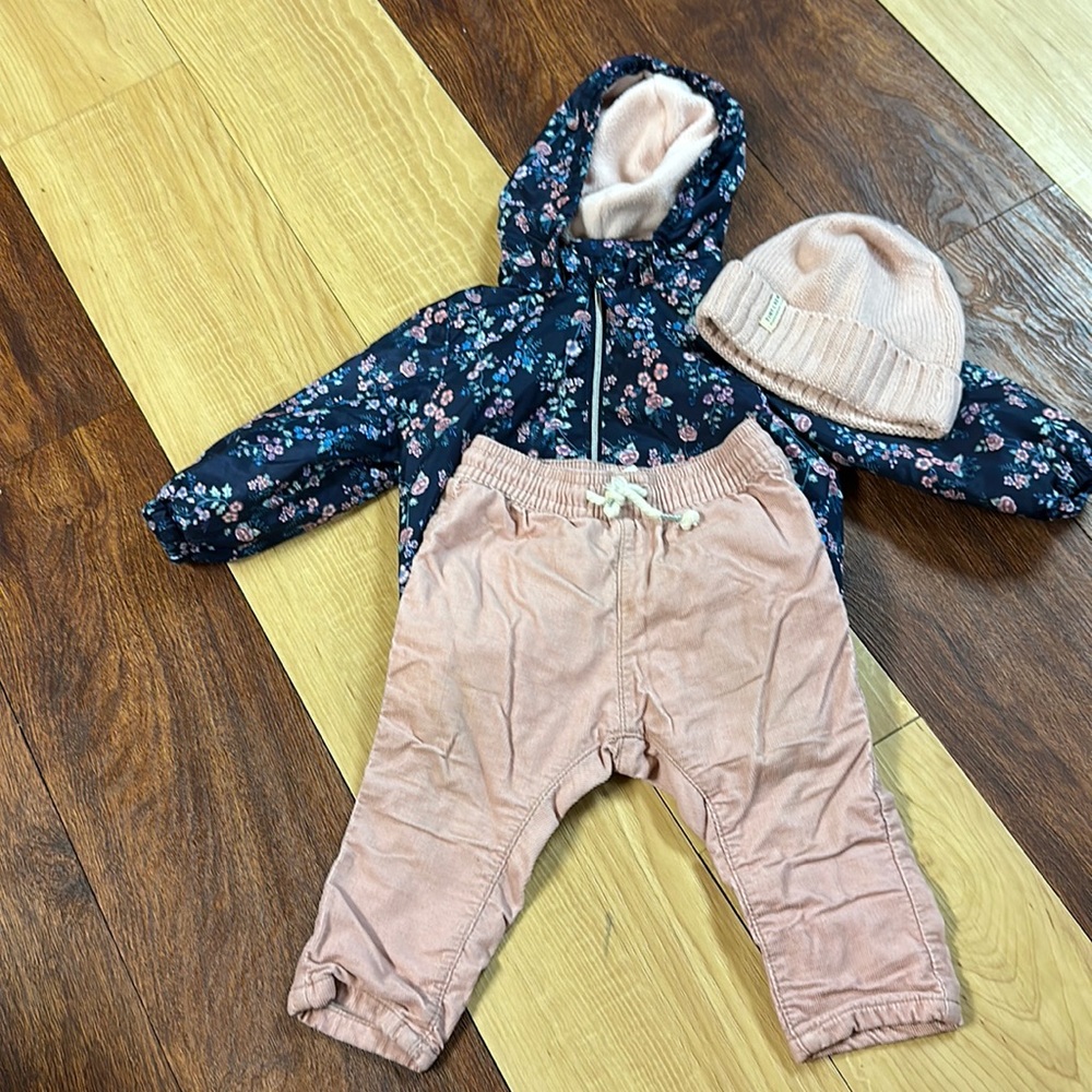 Baby girl set size 4-6 month